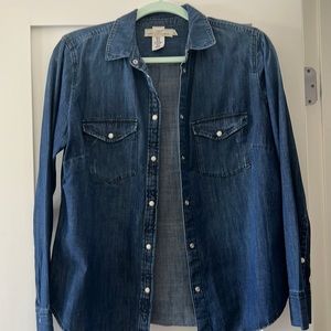 H&M jean shirt